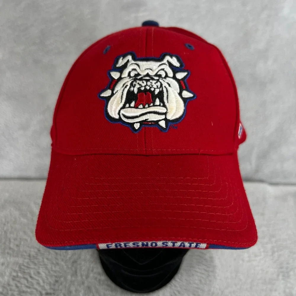 Zephyr Fresno State Bulldogs Hat Red NCAA College Football Baseball Strapback